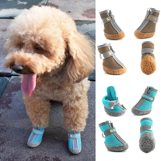4Pcs Pet Shoes