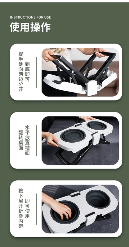 Portable Foldable Doggy Bowl