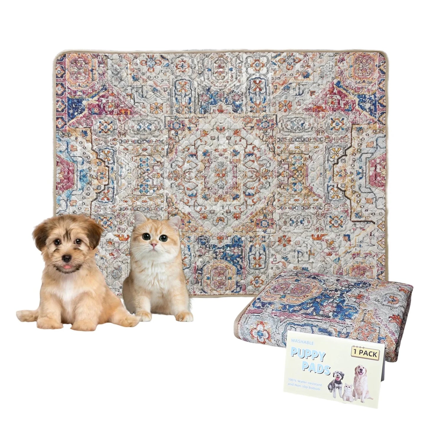 Cat/Dog 2pc Bohemian Pee Pad