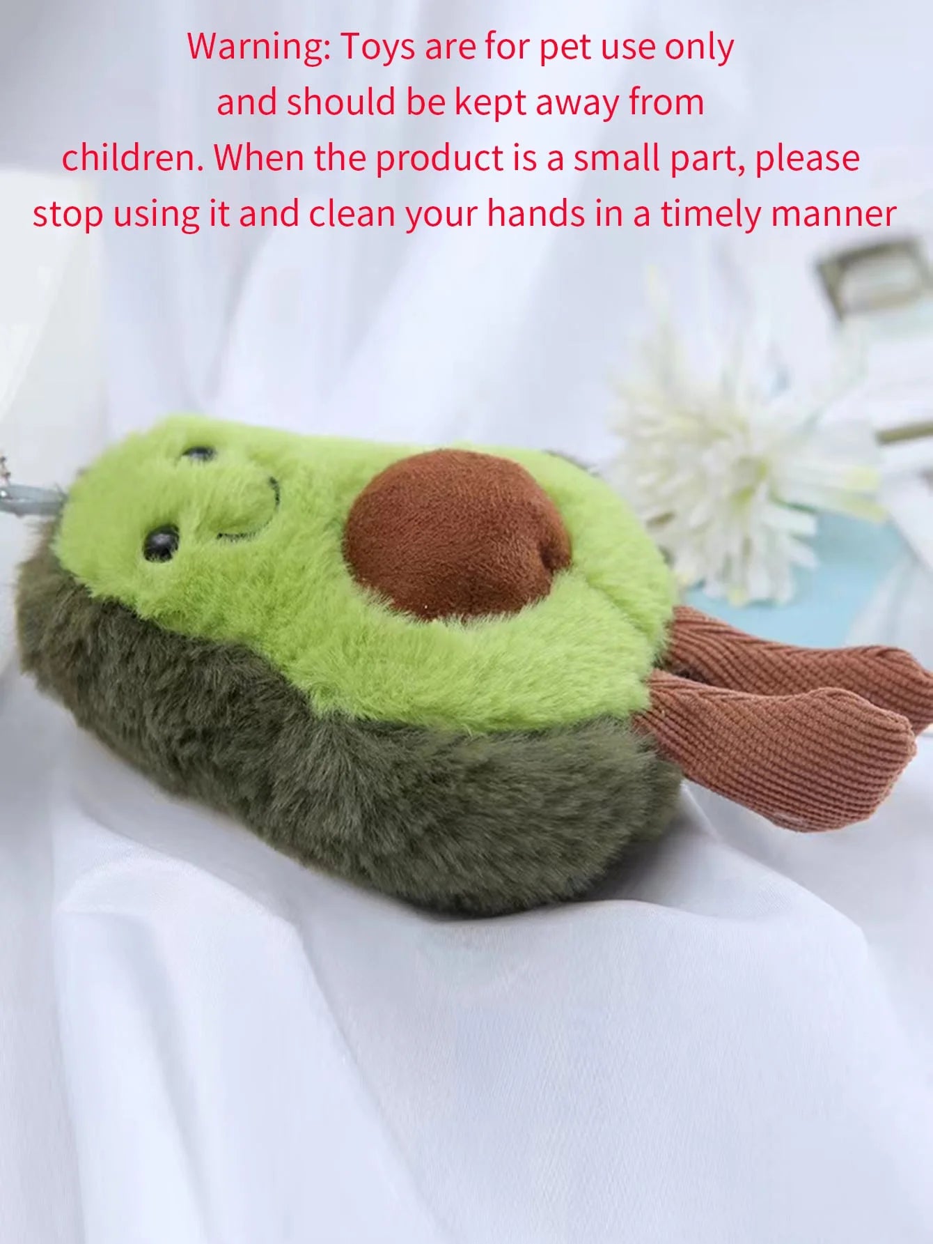 Avocado pet plush toy