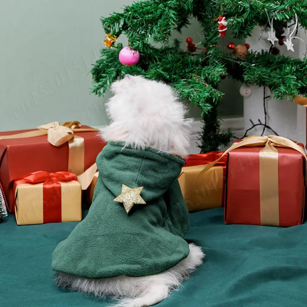 Christmas Cat Hooded Outfit