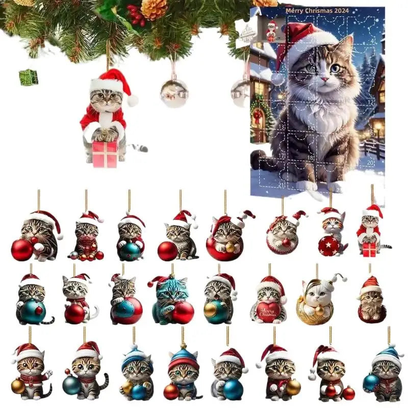 Cat Advent Calendar – 24 Days Christmas Countdown