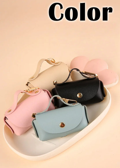 Portable pet poop bag dispenser