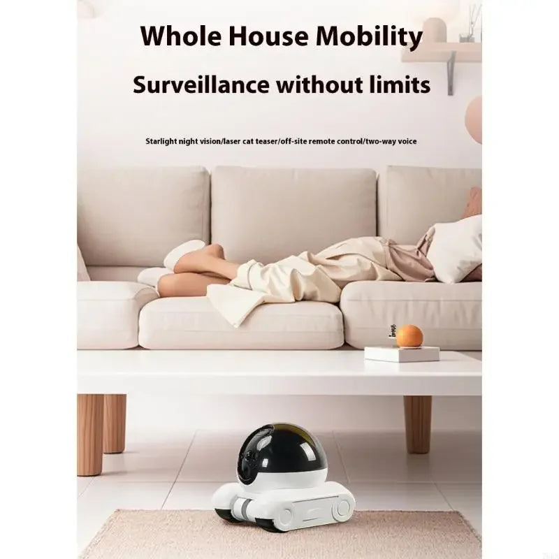 360 Degree Rotating Pet Camera with Two Way Talk Function