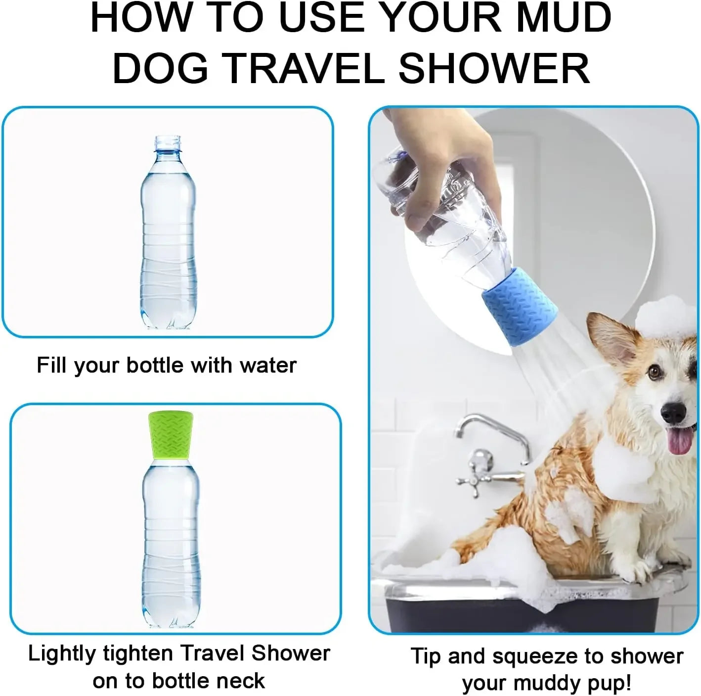 Silicone Pet Shower Head
