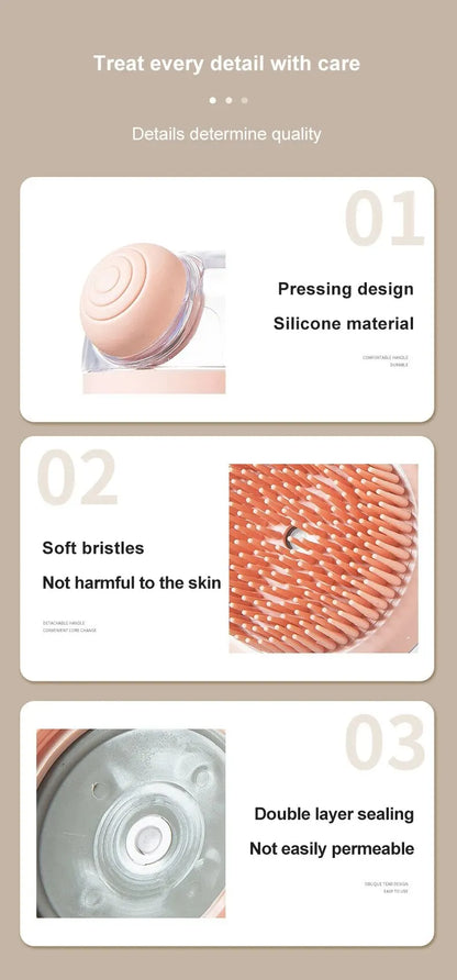 Cat/Dog Bath Brush Shampoo Dispenser