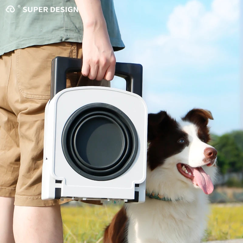 Portable Foldable Doggy Bowl