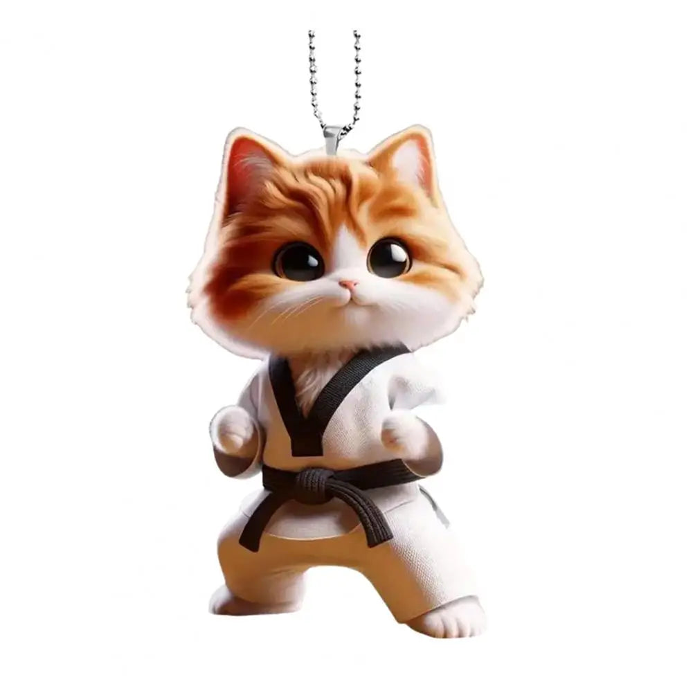 Cat Hanging 2D Decoration