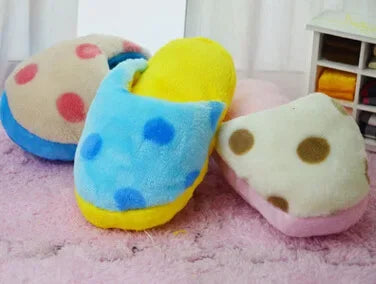 Squeaky Fruit Animal Toys