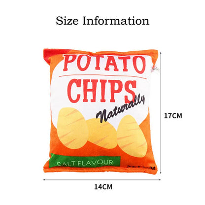 Pup Plush Filled Pets Squeaky Chew Toy