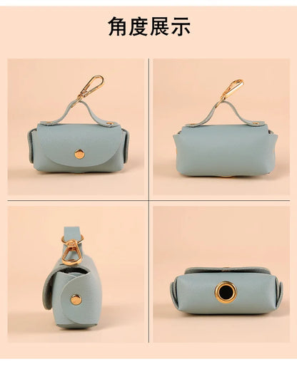 Portable pet poop bag dispenser