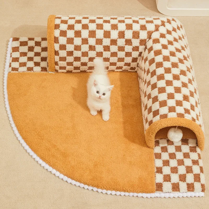 2 in 1 Cat Tunnel Bed