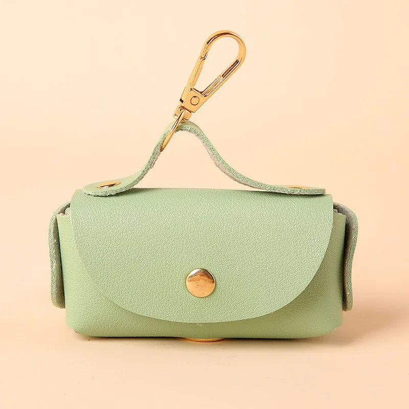 Portable pet poop bag dispenser